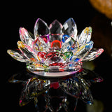 Crystal Lotus Tealight Candle