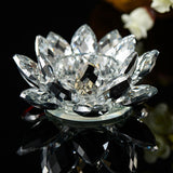 Crystal Lotus Tealight Candle