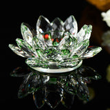 Crystal Lotus Tealight Candle