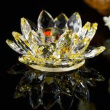 Crystal Lotus Tealight Candle