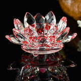 Crystal Lotus Tealight Candle