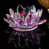 Crystal Lotus Tealight Candle