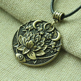 Lotus Moon Pendant